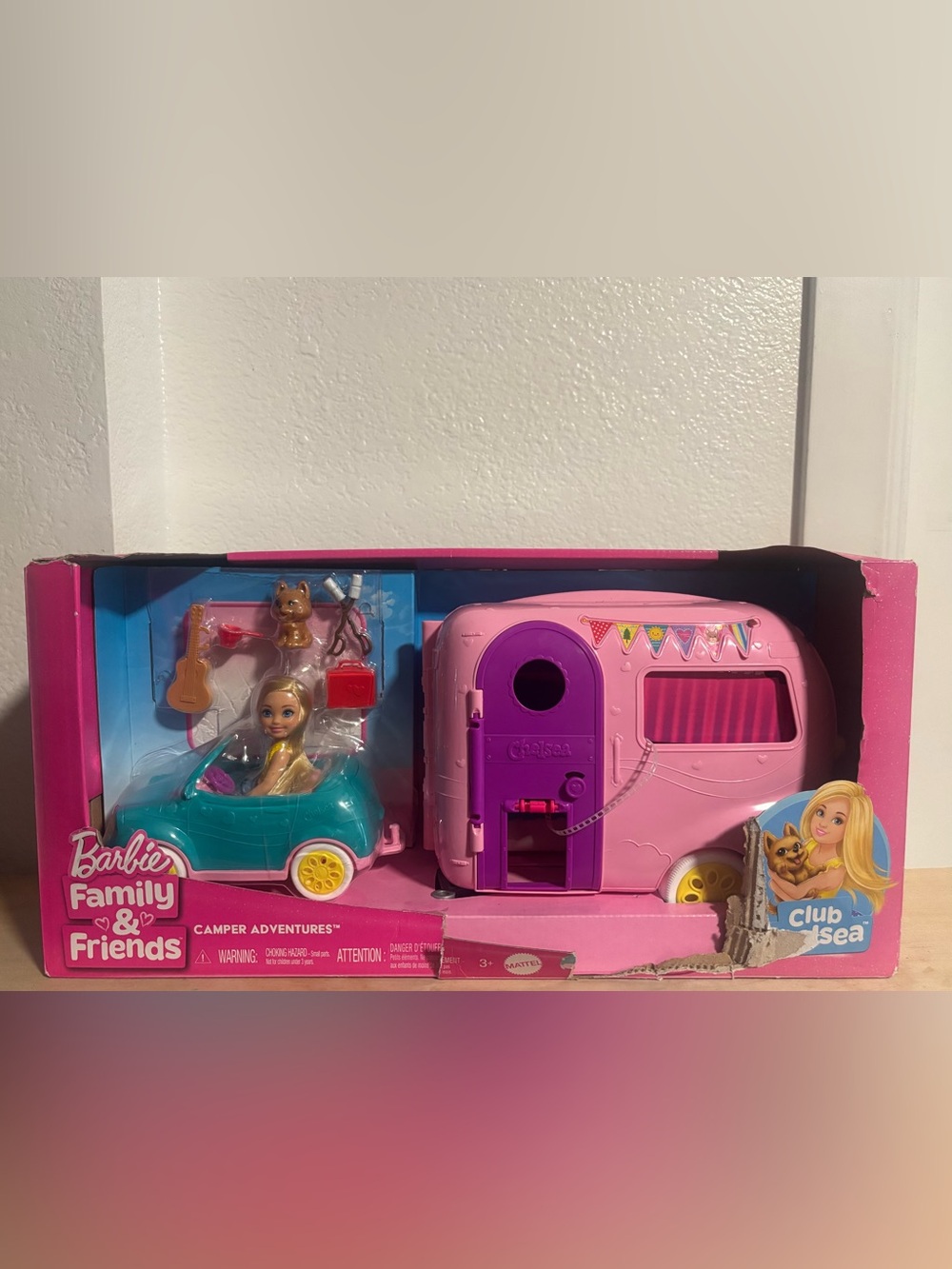 Mattel Barbie Chelsea Camper with Car